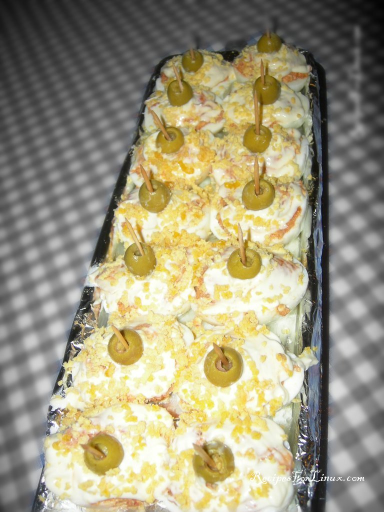 Receta de huevos rellenos