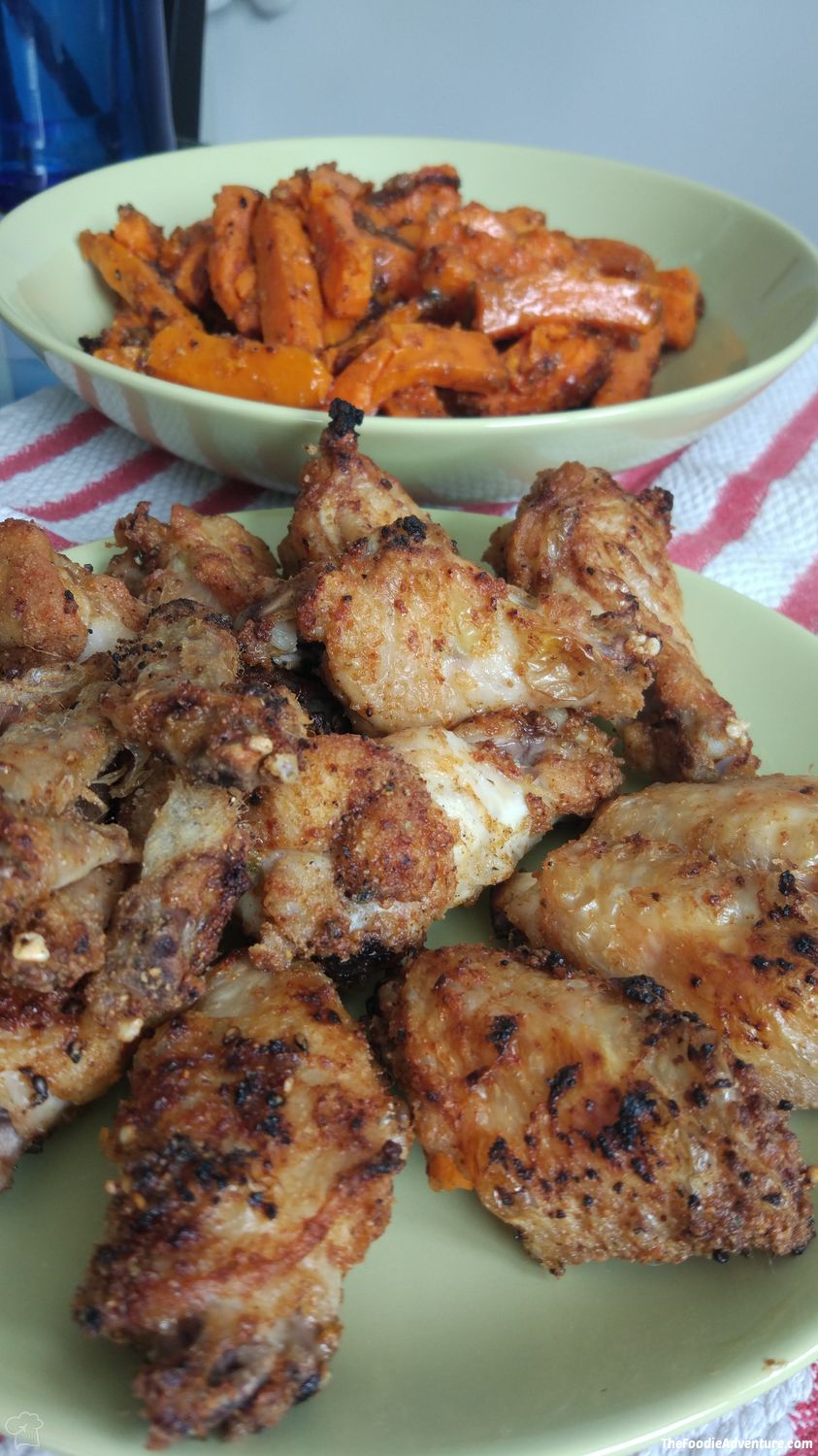 Alitas de pollo crujientes