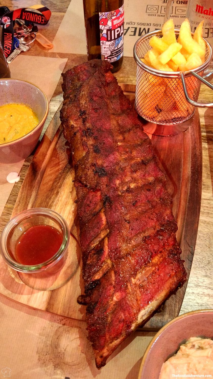 Costillas ahumadas